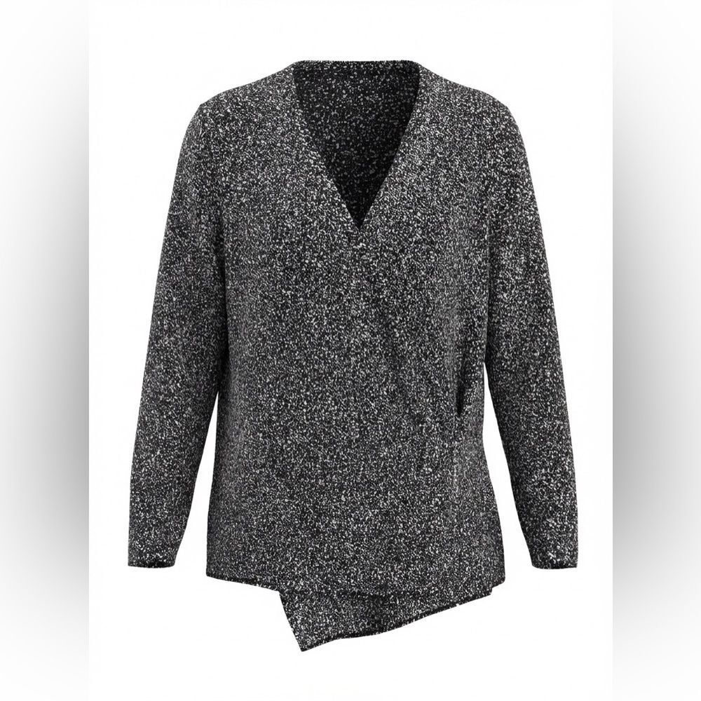 Eileen FisherWomen's Black and White Sweater size 1X